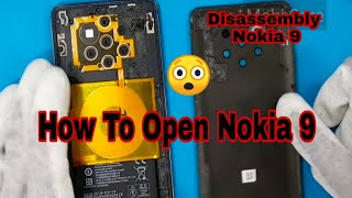 Nokia 9 Disassembly  Repair Guide Well Sealed  How To Open Nokia 9 [upl. by Fanchie]