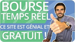 CE SITE EST GÉNIAL  Cours de BOURSE en temps réel GRATUIT [upl. by Naic]