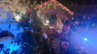 Christmas at Gullivers World Christmas Express Train to the North Pole POV 2022 [upl. by Alcina]