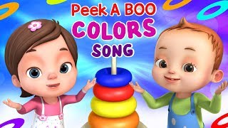 Peek A Boo  Colors Song  Videogyan 3d Rhymes  Baby Ronnie Rhymes  Nursery Rhymes amp Kids Songs [upl. by Einnoj83]