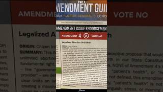 Florida Vote NO on Amendment 4  Legalized Abortion Until BIRTH Paid for by YOU the Taxpayer [upl. by Arimak380]