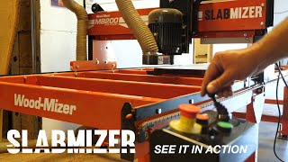 SlabMizer MB200 Slab Flattening Mill in Action  WoodMizer [upl. by Ahsemat]