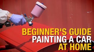 Beginners Guide How To Paint A Car At Home In 4 Easy Steps  Eastwood [upl. by Kcirddot395]