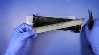 HOW TO REFILL HP CB436A 36A LaserJet M1522n M1522nf P1505 P1505n [upl. by Anaehs]