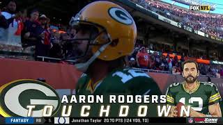 Aaron Rodgers quotALL MY FCKING LIFE I STILL OWN YOUquot to Bears fans [upl. by Serolod695]