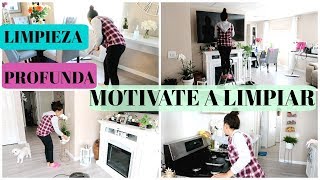 LIMPIEZA PROFUNDA DE LA SALA Y COMEDOR  MOTIVATE A LIMPIAR [upl. by Rhynd]