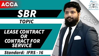 IFRS 16  Lease Contract or Contract for service  SBR  UrduHindi [upl. by Fionna]