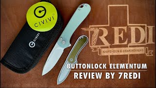 CIVIVI Elementum II Button Lock Review  Did it get even better [upl. by Amati]