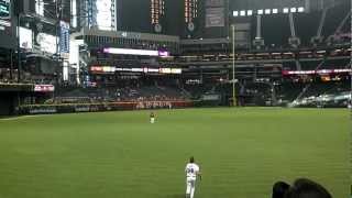 Dbacks pitcher Trevor Bauers longtoss routine [upl. by Odnumyer99]