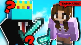 Teaming With An Egirl In Minecraft Bedwars [upl. by Thurstan]