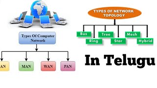 Types Of Computer Networks  Topologies  Networking  Network toplogies [upl. by Errol]