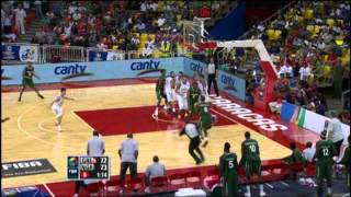 Greece Vs Nigeria  2012 FIBA Olympic Qualifying Tournament QuarterFinal [upl. by Barnard]