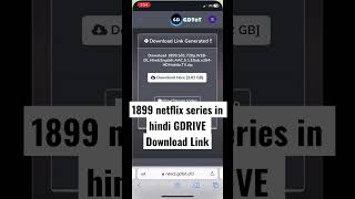 1899 Netflix Series In Hindi GDRIVE Download Link shorts youtubeshorts shortvideo 1899 [upl. by Newol]