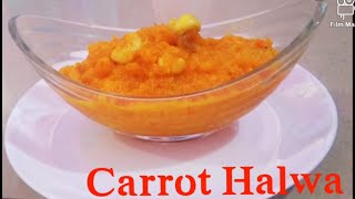 Carrot Halwa Recipe [upl. by Locklin516]