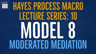 10 SPSS Hayes Process Macro  Model 8  Moderated Mediation [upl. by Najtsirk]