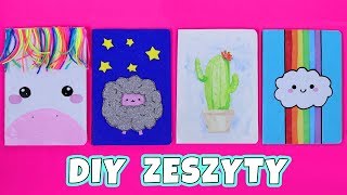 DIY ZESZYTY DO SZKOŁY Back To School  Jak Zrobić Zeszyty [upl. by Ysset93]