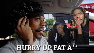 Connecting To Drive Thru Headset Prank Police came [upl. by Salsbury239]