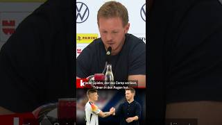 Nagelsmann kämpft mit den Tränen shorts [upl. by Regdor498]