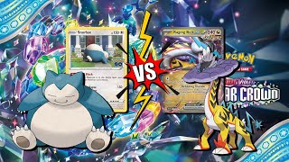 SNORLAX STALL vs RAGING BOLT STELLAR CROWN  POKEMON TCG LIVE GAMEPLAY [upl. by Ael813]