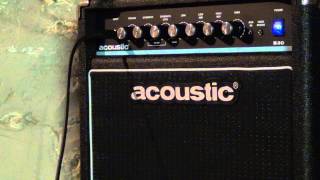 Acoustic B30 Bass Amp Unboxing  Review [upl. by Burner]