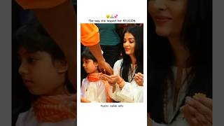 💕 Aishwarya Rai doing Pooja in Temple 😍  shorts viralvideo [upl. by Mauri]