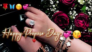 Happy Propose Day Status 🌹♥️8 February Propose Day Status 🥰 Propose Day shayari status [upl. by Oman612]