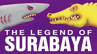 The Legend of Surabaya Shark Vs Crocodile Indonesian Folklore [upl. by Llevra]