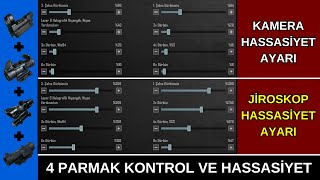 4 PARMAK KONTROL VE JÄ°ROSKOP HASSASÄ°YET AYARI KODU I GENEL AYARLAR I PUBG MOBÄ°LE [upl. by Bonny]