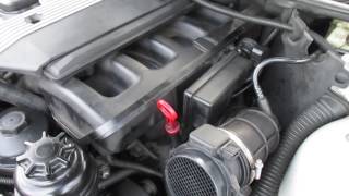 My BMW e46 Issue VIDEO2 with MAF Sensor Disconnected [upl. by Tristas]