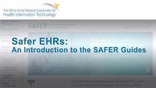 SAFER Guides for EHRs [upl. by Ecyob230]