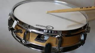 Ludwig Rocker Elite 3x13quot Piccolo Maple Snare Drum Demo 10122019 [upl. by Yoshiko]