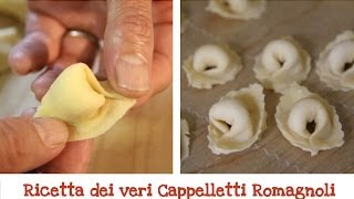 I VERI CAPPELLETTI ROMAGNOLI ricetta originale  Italian stuffed pasta sub eng [upl. by Oralee]