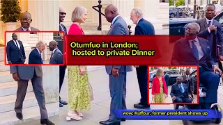 wowOtumfuo meets Kuffour in Londonhosted to a private dinner… [upl. by Aokek]