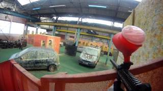 GoPro  Asylum Indoor Paintball [upl. by Eidnil230]