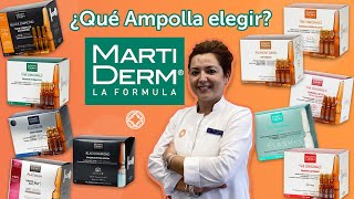 Ampollas MartiDerm 💚 ¿Cuál es mejor para tu piel [upl. by Philipps497]