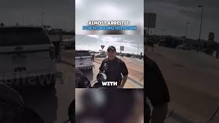 Biker almost arrested for honking his horn😳 cops motorcycle shorts [upl. by Meuser]