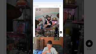 El Estepario  Toxicity  One Handed Drum Cover Reaction drumcover reactionvideo [upl. by Jair]