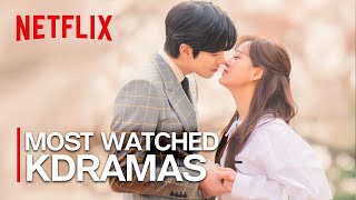 Top 14 Most Watched KDramas on Netflix Ft HappySqueak [upl. by Mcdowell]