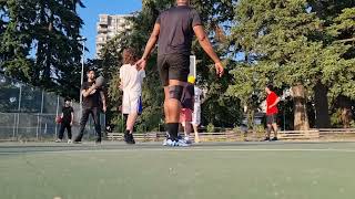 Vancouver New Westminster Moody Park Basketball court 6th August 2024 [upl. by Yhtamit]