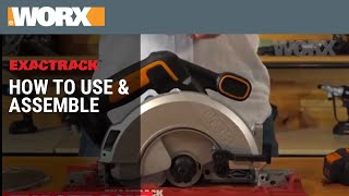 WORX 20V ExacTrack  How to Use amp Assemble [upl. by Grizelda473]