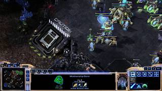 StarCraft II Protoss VS Terran Elite AI [upl. by Carrew]