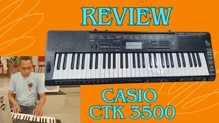 Review do teclado casio ctk 3500 [upl. by Ariamoy]