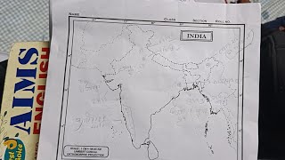 🔥Class10 Geography Map pointing  Part8  ভারতের মানচিত্ৰ মাধ্যমিক পরীক্ষার প্রশ্নপত্র [upl. by Anieral483]