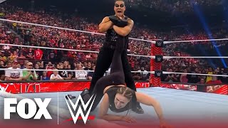 Shayna Baszler gets PAY BACK against Ronda Rousey  WWE on FOX [upl. by Tengler]