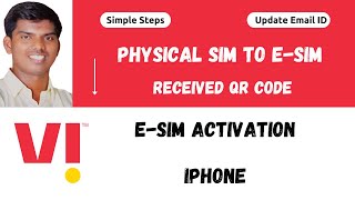 VI eSIM Activation Steps Explained  iPhone 13 [upl. by Grussing]