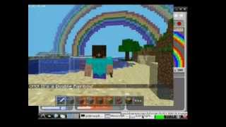 Double Rainbow in Minecraft Pi from Scratch on Raspberry Pi [upl. by Atirehgram]