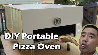 How to Make a Portable Pizza Oven  Propane Powered [upl. by Akital]