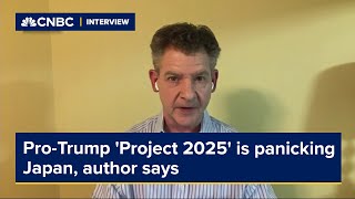 ProTrump Project 2025 is panicking Japan author says [upl. by Reeves]