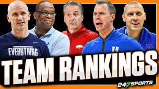 Top 30 College Basketball Recruiting Team Rankings — Class of 2025  Duke UConn Kentucky Michigan [upl. by Jalbert]