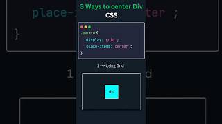 3 ways to center Div css html [upl. by Adnohsat]